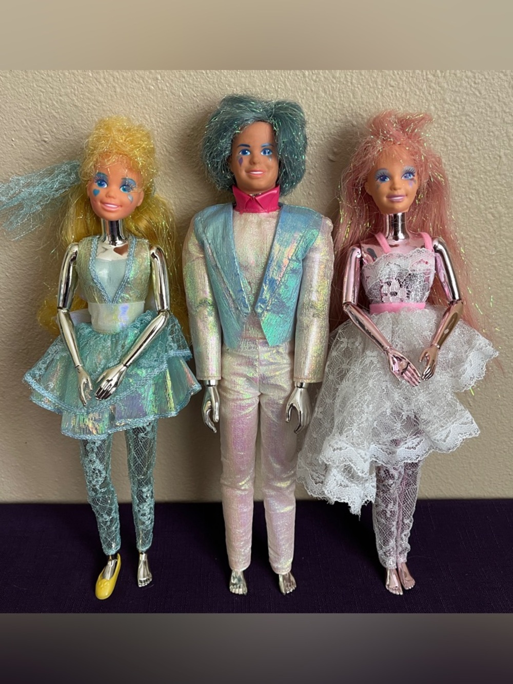 Vintage Spectra Dolls Mattel Lot of 3